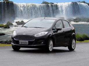 Картинка автомобили ford fiesta br-spec 2013 г темный водопад