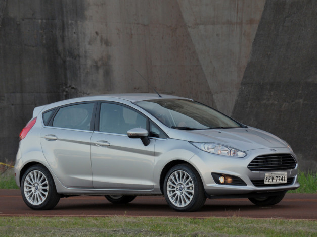 Обои картинки фото автомобили, ford, fiesta, br-spec, 2013г, светлый