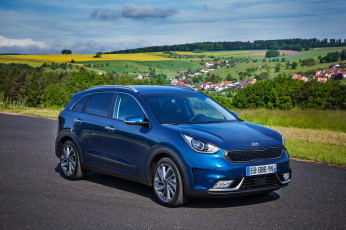 обоя автомобили, kia, 2016г, worldwide, niro