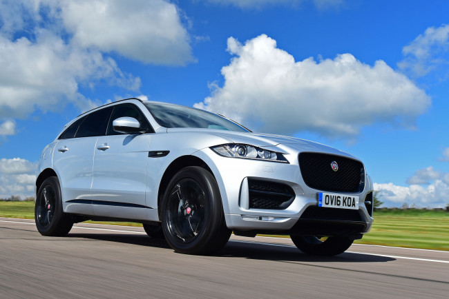 Обои картинки фото автомобили, jaguar, 2016г, uk-spec, 20d, f-pace, r-sport, awd