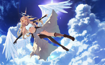 Картинка аниме no+game+no+life ангел