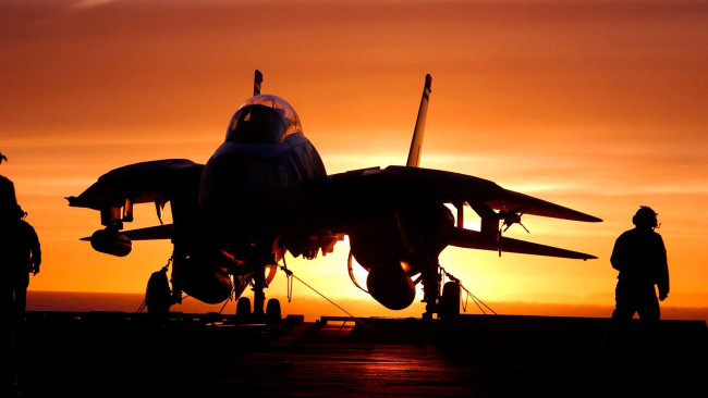 Обои картинки фото авиация, боевые самолёты, f-14, tomcat
