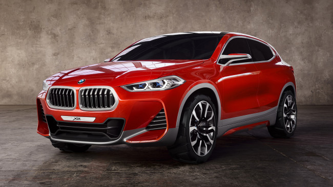 Обои картинки фото bmw x2 concept 2016, автомобили, bmw, 2016, x2, concept