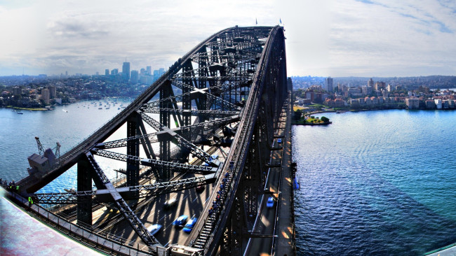 Обои картинки фото города, сидней , австралия, мост