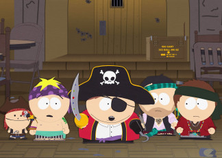 Картинка мультфильмы south+park персонажи пираты