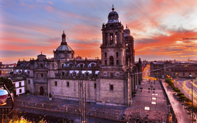 Обои картинки фото metropolitan cathedral, города, мехико , мексика, metropolitan, cathedral