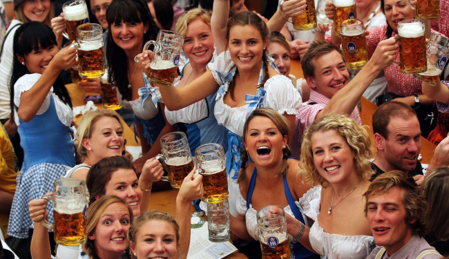 Обои картинки фото разное, люди, oktoberfest, germany, bier