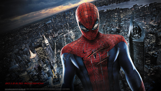 Обои картинки фото кино, фильмы, the, amazing, spider, man, spider-man