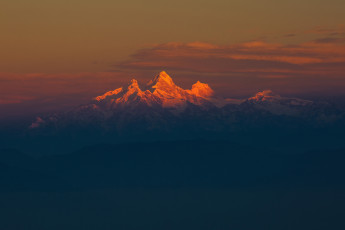 Картинка природа горы гималаи горный массив утро свет