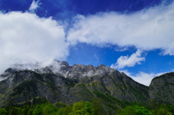 Картинка природа горы гора небо облака