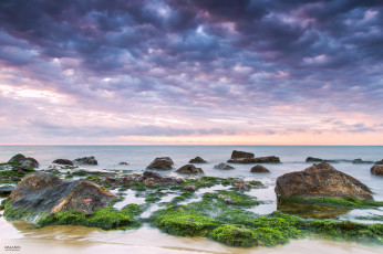 Картинка природа побережье море берег камни небо