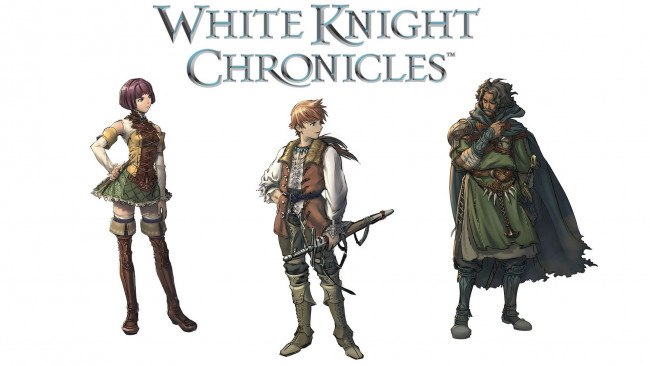 Обои картинки фото видео игры, white knight chronicles, девушка, мужчина, парень