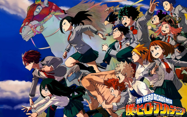 Обои картинки фото boku no hero academia, аниме, персонажи