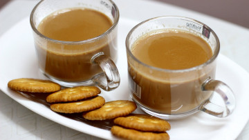 Картинка еда напитки +Чай indian masala tea and cookies