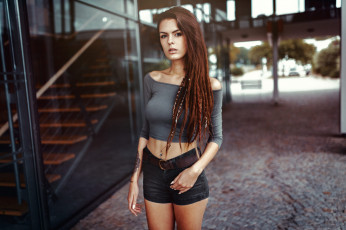 Картинка девушка девушки -unsort+ брюнетки темноволосые celine eberhardt модель