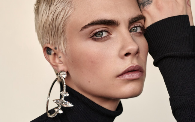 Обои картинки фото девушки, cara delevingne, портрет