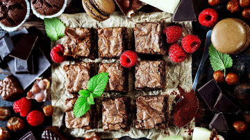Картинка еда пирожные +кексы +печенье ягоды шоколад