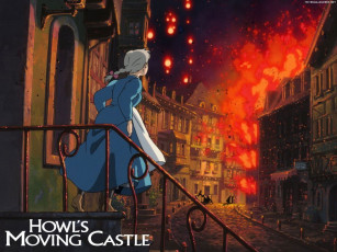 Картинка аниме howl`s moving castle