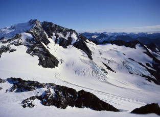 Картинка природа горы снег ледник