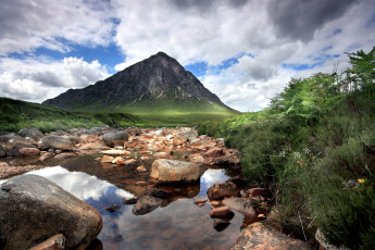 Картинка природа реки озера вода камни горы