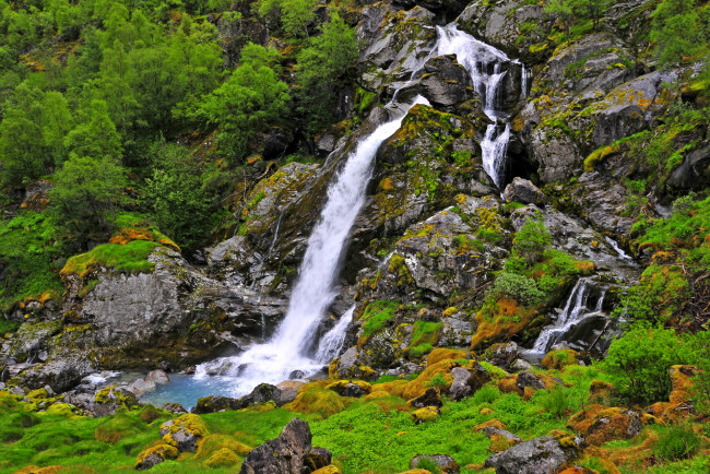 Обои картинки фото природа, водопады, водопад