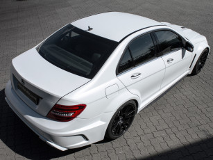 Картинка автомобили mercedes-benz светлый 2014г mcchip-dkr w204 amg c63