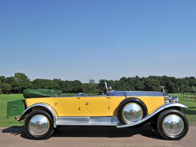 Обои картинки фото автомобили, классика, rolls-royce, 1929г, barker, tourer, phantom, i