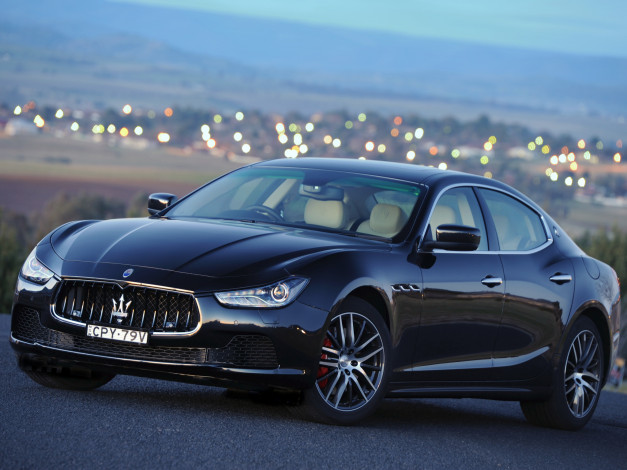 Обои картинки фото автомобили, maserati, ghibli, au-spec, '2014