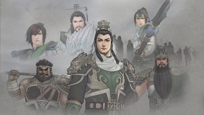 Обои картинки фото видео игры, dynasty warriors, мужчины, оружие, парни, воины, shin, sangoku, musou, dynasty, warriors, shu, games, game, three, kingdoms