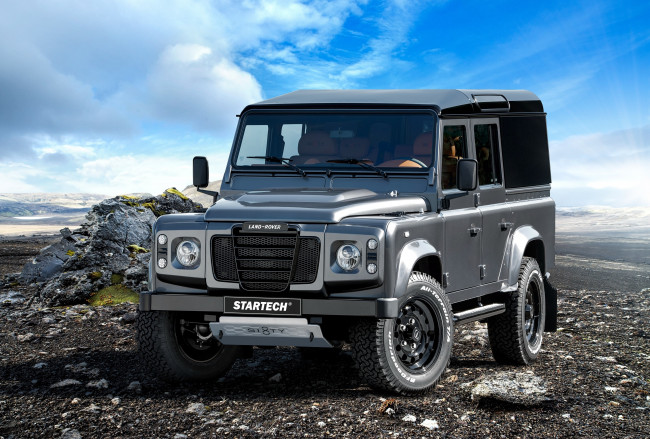 Обои картинки фото автомобили, land-rover, land, rover, startech, 2015г, sixty8, defender, 110