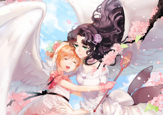 Картинка аниме card+captor+sakura ангелы