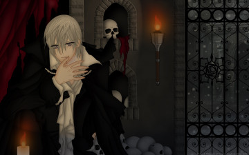 обоя аниме, vampire knight, парень