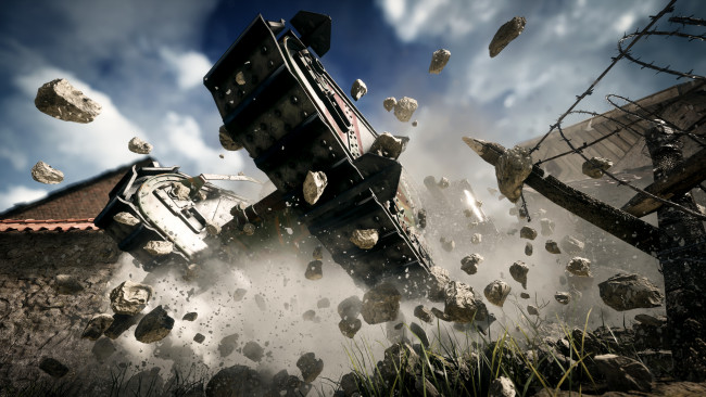 Обои картинки фото видео игры, battlefield 1, взрыв