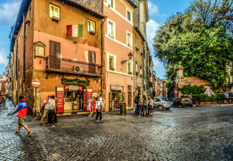 Картинка trastevere города рим +ватикан+ италия