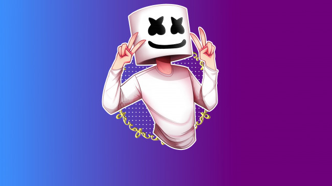 Обои картинки фото музыка, dj marshmello, dj, marshmello