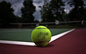 обоя спорт, теннис, корт, мяч