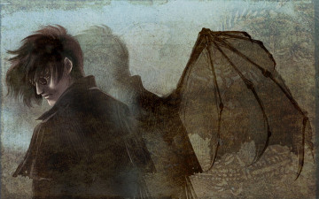 Картинка аниме hellsing алукард alucard дракула вампир dracula крылья