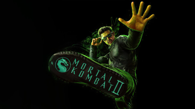 Обои картинки фото рисованное, кино,  мультфильмы, johnny, cage, mortal, kombat, 2