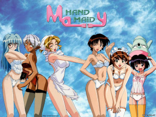 обоя аниме, hand, maid, may