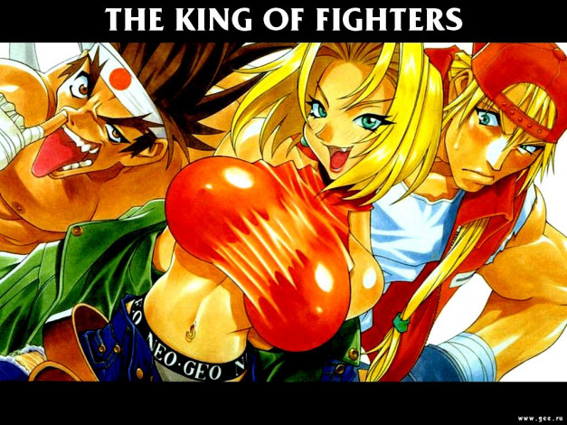 Обои картинки фото аниме, the, king, of, fighters