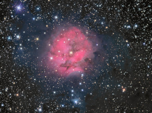 Картинка ic 5146 космос галактики туманности
