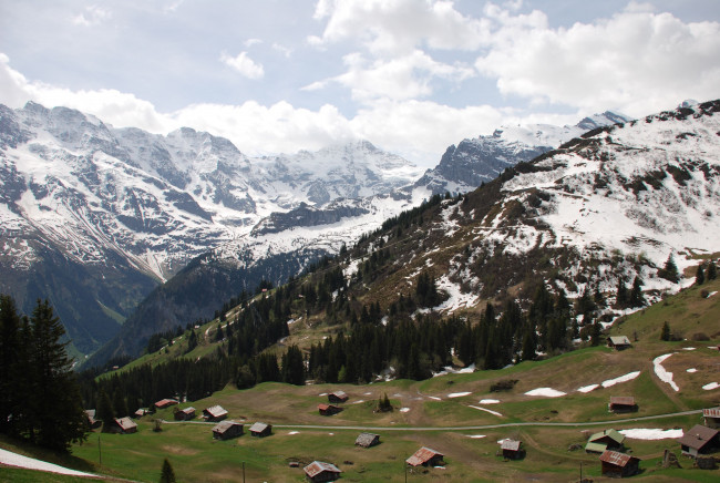 Обои картинки фото природа, горы, швейцария, альпы