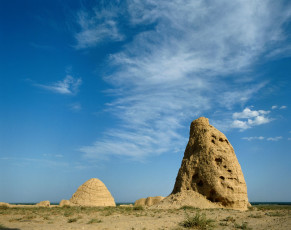 Картинка природа камни минералы облака пустыня