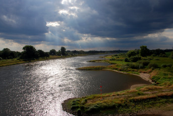 Картинка германия виттенберг эльба природа реки озера река