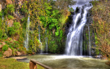 Картинка мексика сан фелипе сантьяго природа водопады скалы озерко водопад