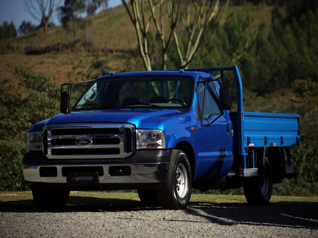 Обои картинки фото автомобили, ford, f-350, cabine, simples, синий