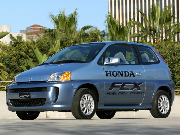 Обои картинки фото автомобили, honda, синий, fcx