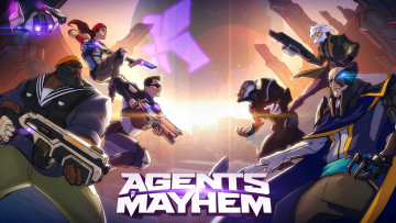 обоя видео игры, agents of mayhem, agents, of, mayhem