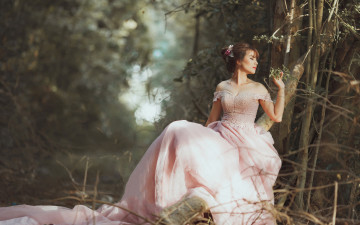 Картинка девушки -unsort+ невесты девушка платье настроение боке стиль природа