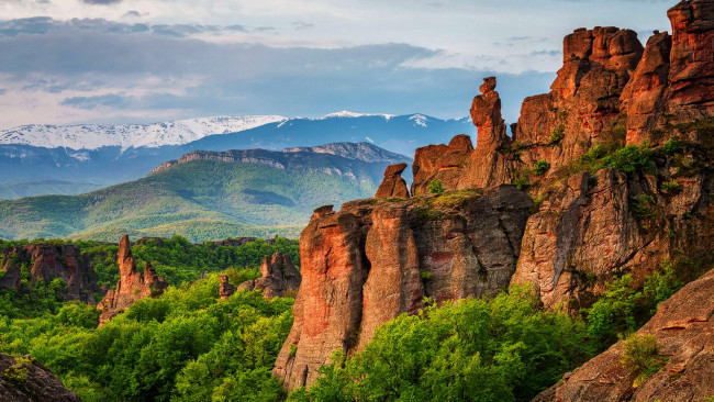 Обои картинки фото belogradchik rocks, stara planina, bulgaria, природа, горы, belogradchik, rocks, stara, planina